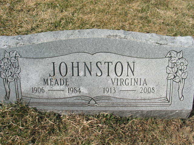 Meade and Virginia Johnston